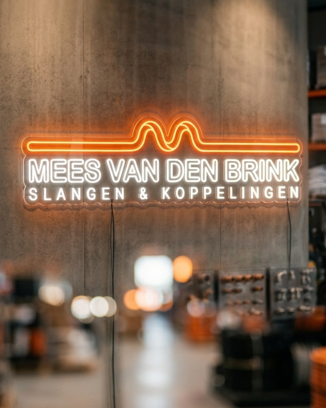 LED neon sign van Mees van den Brink, Slangen & Koppelingen, gemaakt door Neonflowz